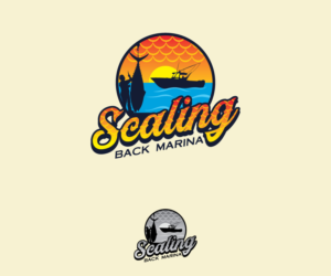 Scaling Back Marina.  | Logo Design by Iris 3