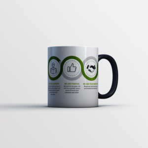Graphic to show our studio's values  | Design Graphique par SofiaDesignStudio
