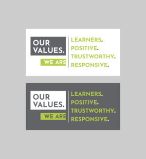 Graphic to show our studio's values  | Graphic Design by Benson M.