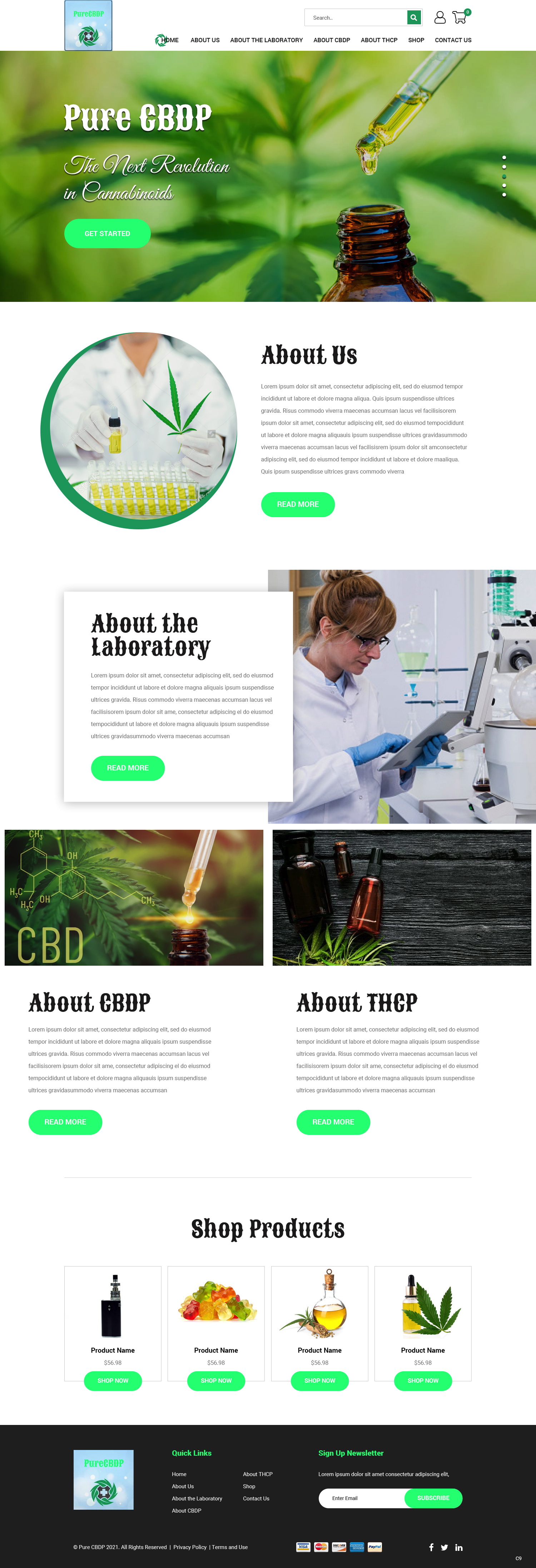 Web Design par pb pour Sandstone Springs Labs, LLC | Design #27132948