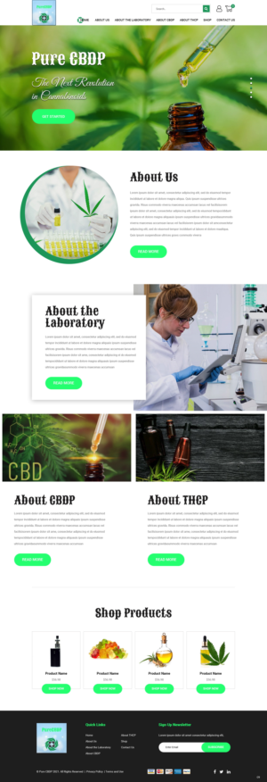 Web Design by pb for Sandstone Springs Labs, LLC | Design: #27132948