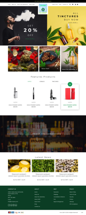 Web Design by pb for Sandstone Springs Labs, LLC | Design: #27132949