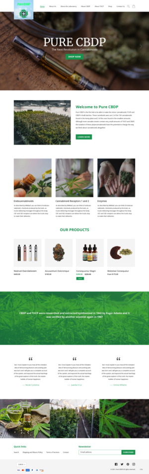 Web Design by pb for Sandstone Springs Labs, LLC | Design: #27132950