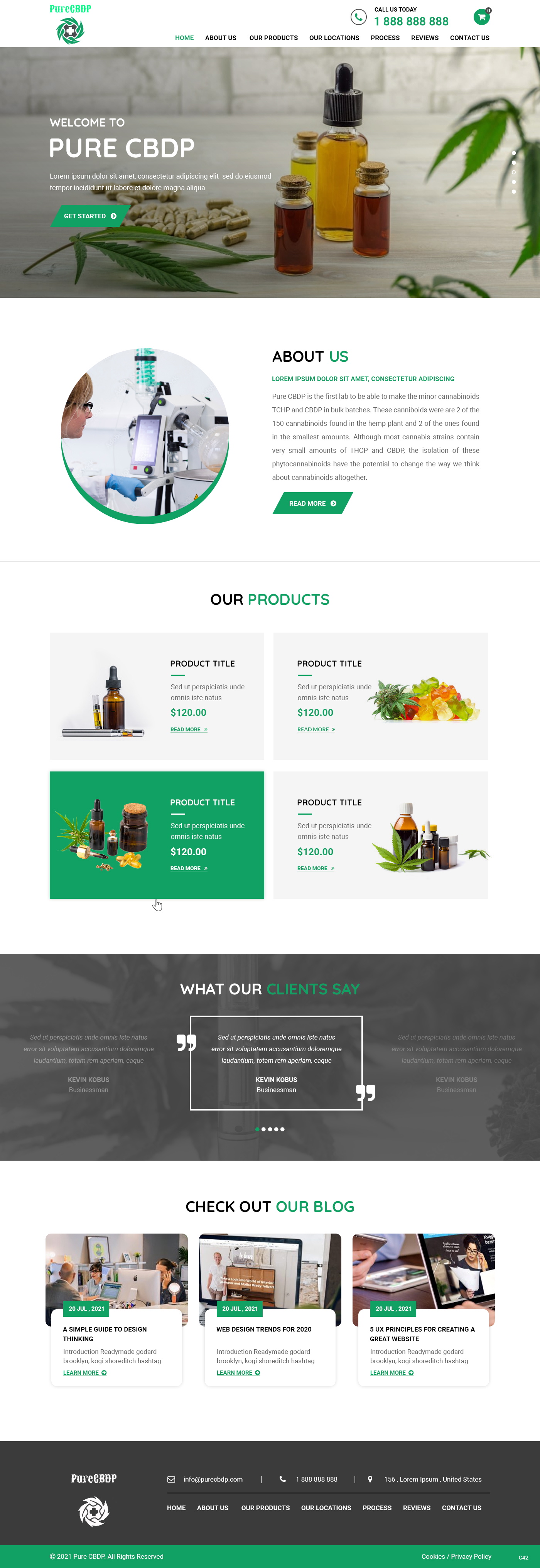 Web Design by pb for Sandstone Springs Labs, LLC | Design #27132953