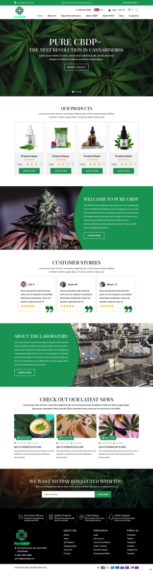 Web Design by pb for Sandstone Springs Labs, LLC | Design: #27132954