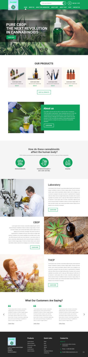 Web Design by pb for Sandstone Springs Labs, LLC | Design: #27132957