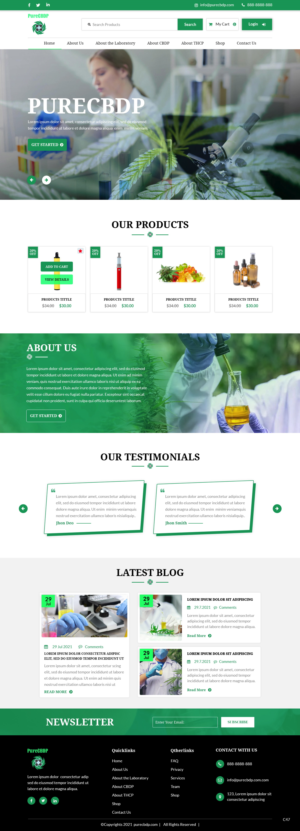 Web Design by pb for Sandstone Springs Labs, LLC | Design: #27132960