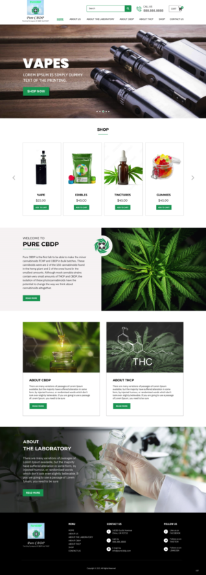 Web Design by pb for Sandstone Springs Labs, LLC | Design: #27132961