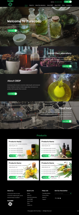 Web Design by pb for Sandstone Springs Labs, LLC | Design: #27132962