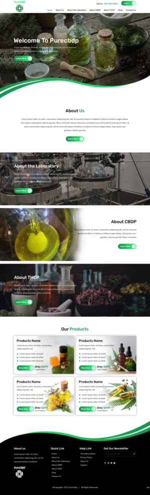 Web Design by pb for Sandstone Springs Labs, LLC | Design: #27132963