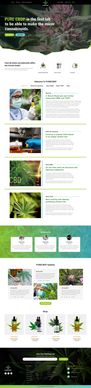 Web Design by rightway for Sandstone Springs Labs, LLC | Design: #27139665