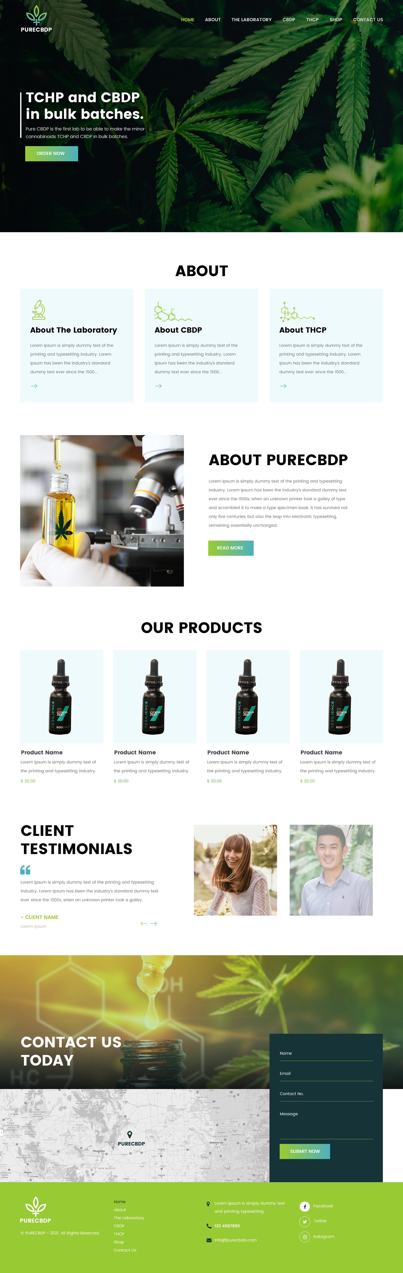 Web Design by rightway for Sandstone Springs Labs, LLC | Design #27140849