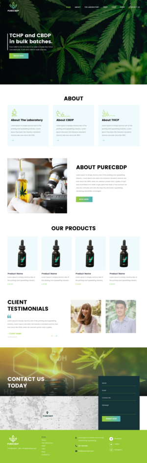 Web Design by rightway for Sandstone Springs Labs, LLC | Design: #27140849
