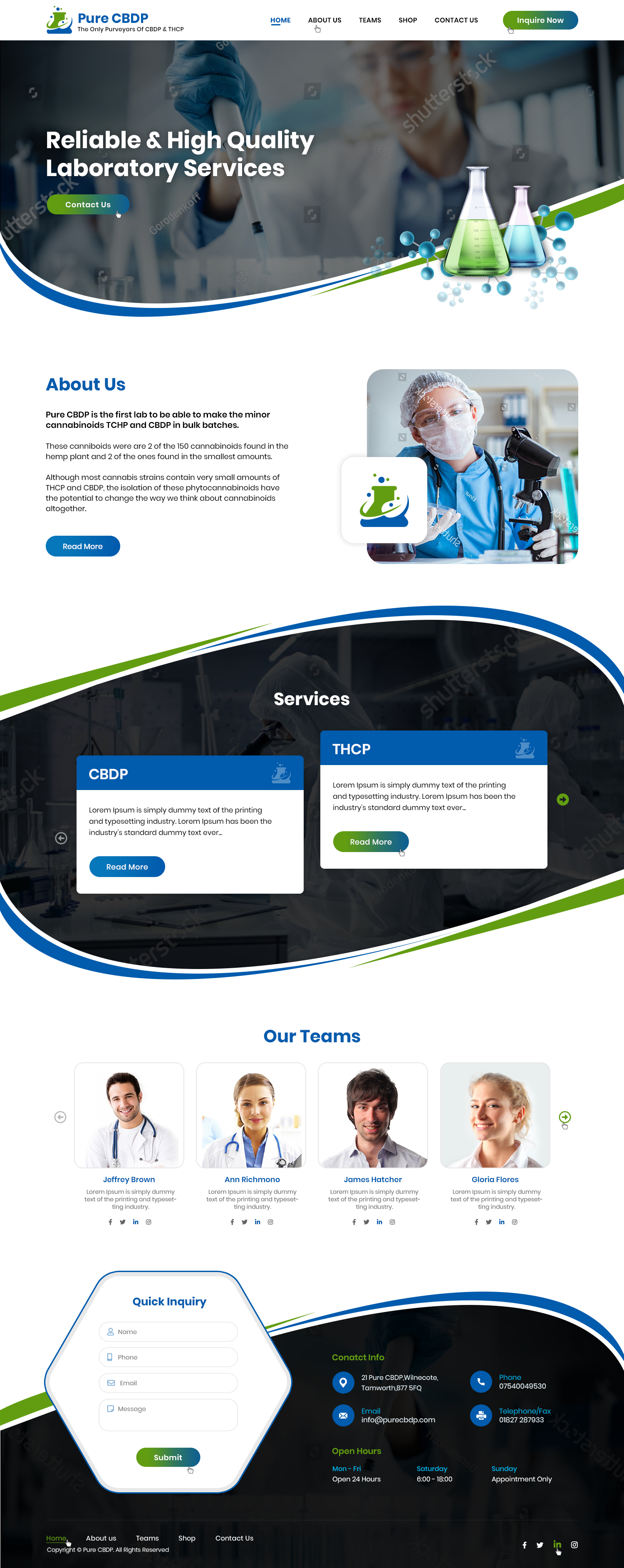 Web-Design von Ved Web Services für Sandstone Springs Labs, LLC | Design #27132342