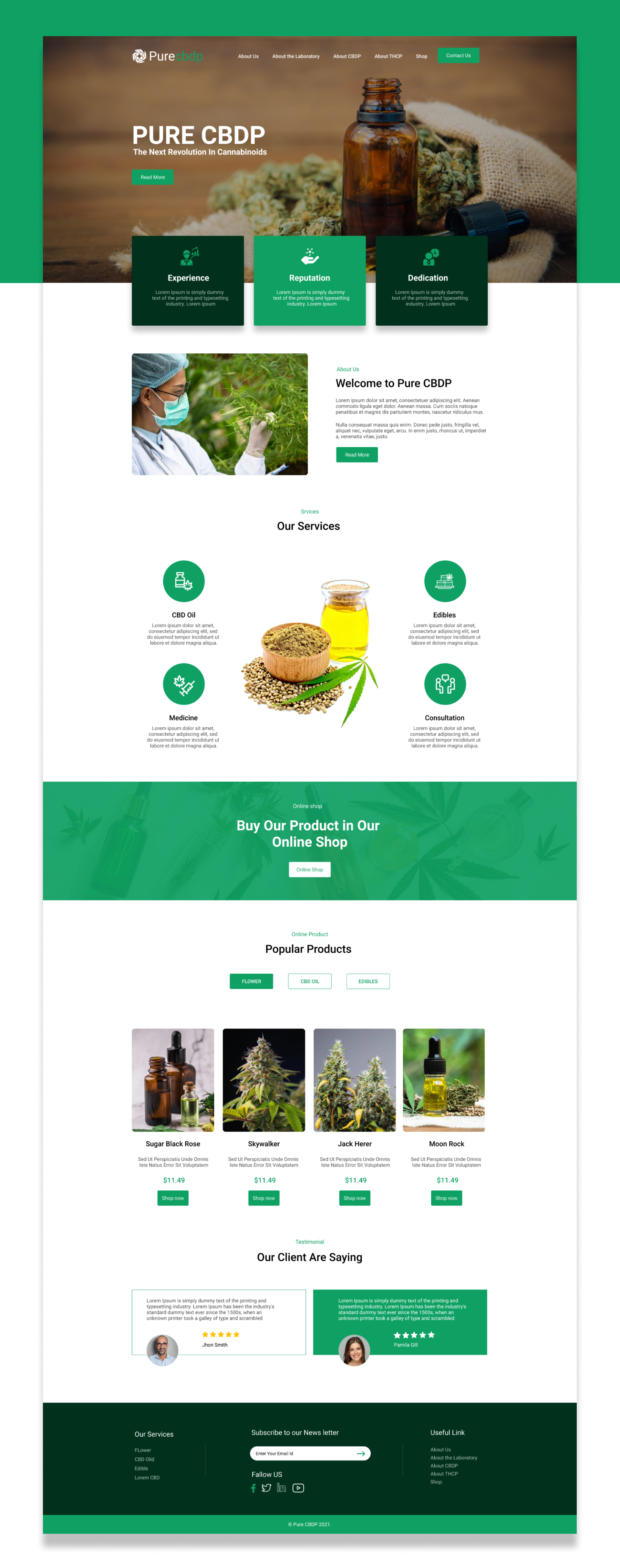 Web Design by lemosys infotech for Sandstone Springs Labs, LLC | Design #27132615
