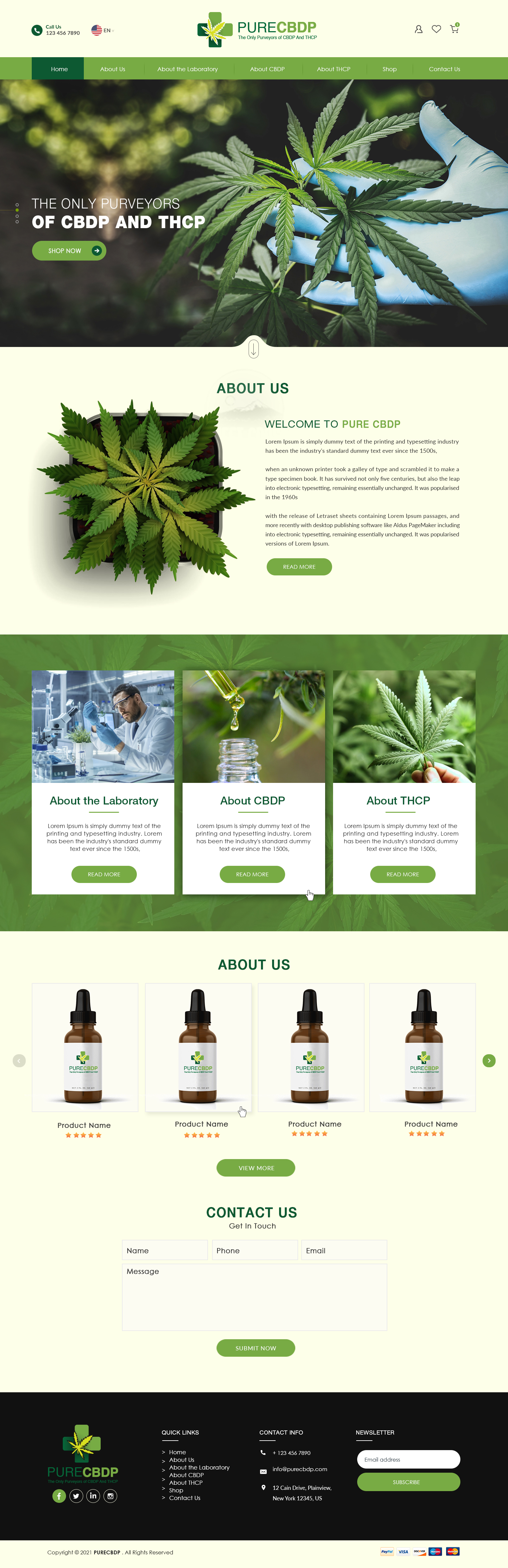 Web Design by bdesigner9 for Sandstone Springs Labs, LLC | Design #27137564