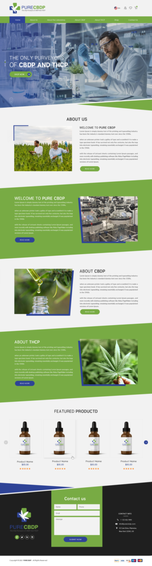 Web Design by bdesigner9 for Sandstone Springs Labs, LLC | Design: #27142120