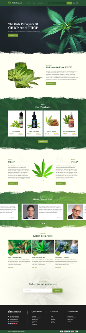 Web Design by bdesigner9 for Sandstone Springs Labs, LLC | Design: #27142987