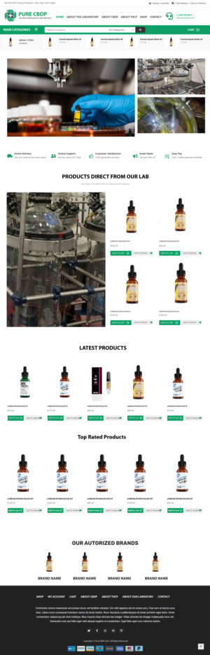 Web Design by Sandip 6 for Sandstone Springs Labs, LLC | Design #27132582