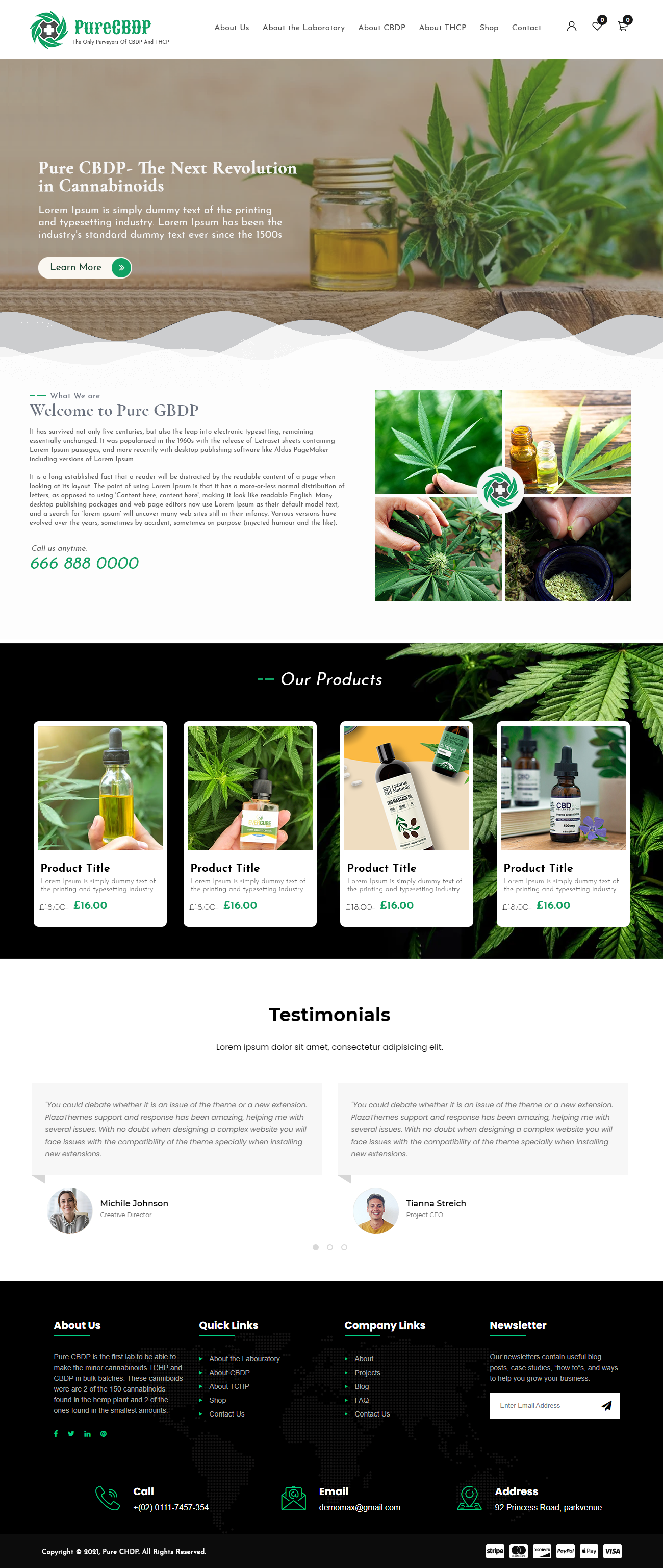 Web Design by u2smile for Sandstone Springs Labs, LLC | Design #27131817