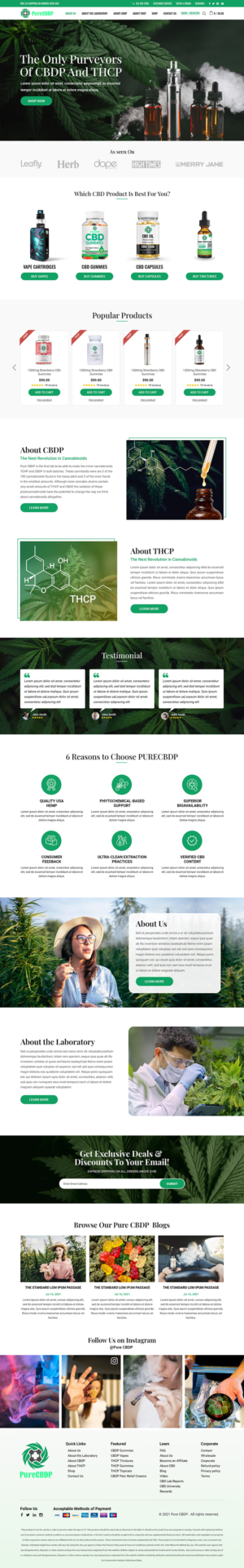 Web Design by Titan Eagle for Sandstone Springs Labs, LLC | Design: #27135436