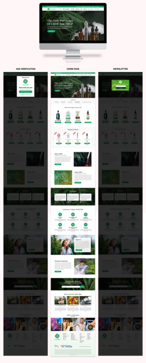 We need a full website with logo/graphics/woocommerce for hemp-based company | Web Design by Titan Eagle