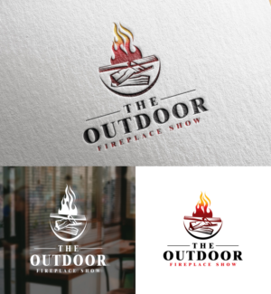 The Outdoor Fireplace Show | Logo Design by Dot Design 3