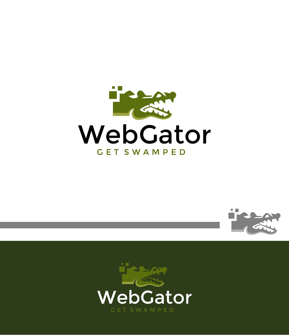 Logo Design by Fat Bat Man for Webgator Pty Ltd | Design #27131413