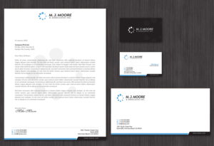 M. J. Moore & Associates, Inc. | Stationery Design by OxonoArt
