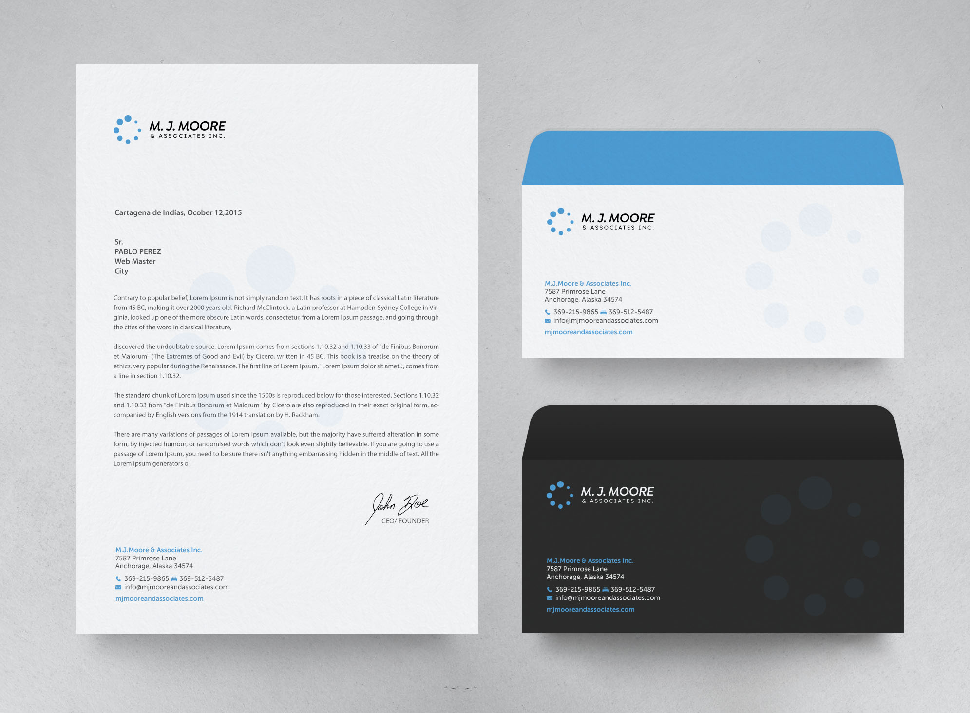 Stationery Design by chandrayaan.creative for this project | Design #27148578