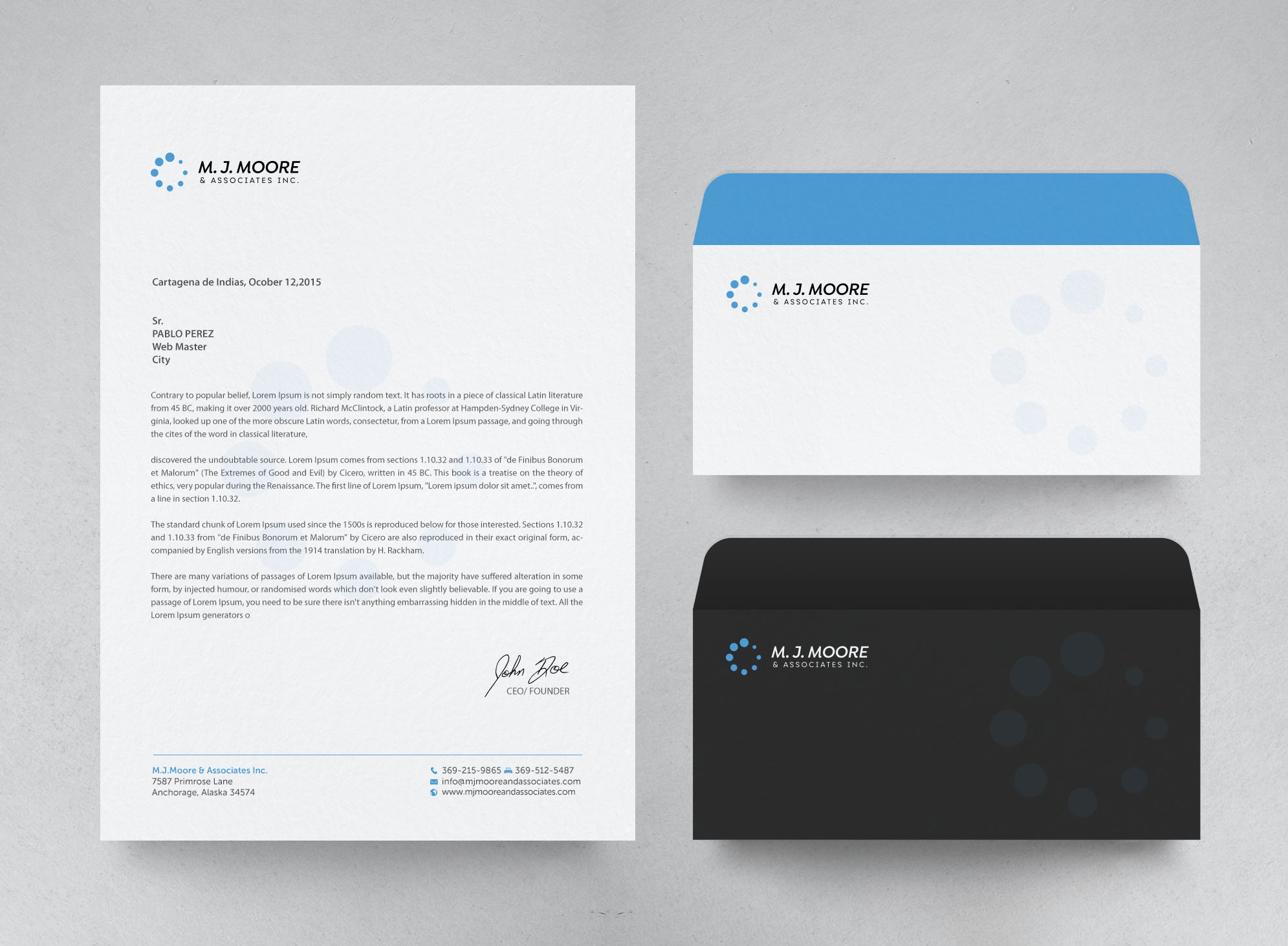 Stationery Design by chandrayaan.creative for this project | Design #27148581