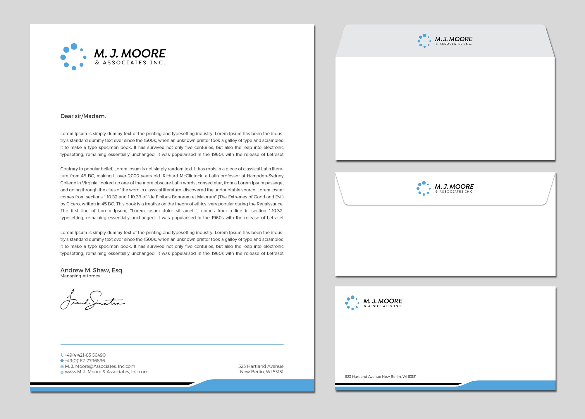 Stationery Design by Tripti Ranjan Gain for this project | Design #27135021