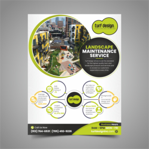 Commercial Landscaping Flyer Needed | Flyer Design by Fat Bat Man