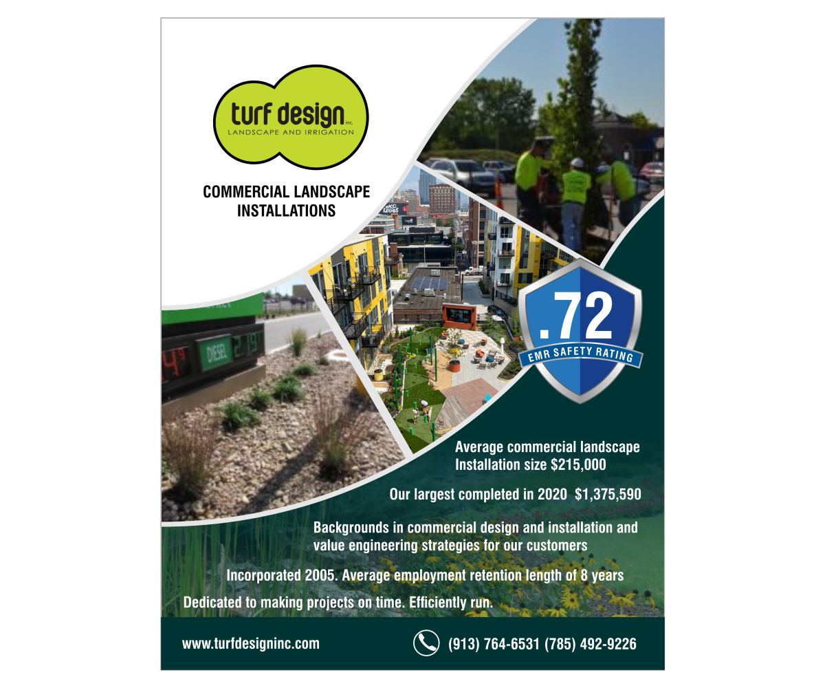 Design de Flyer par blaine pour Turf Design Inc | Design #27136952