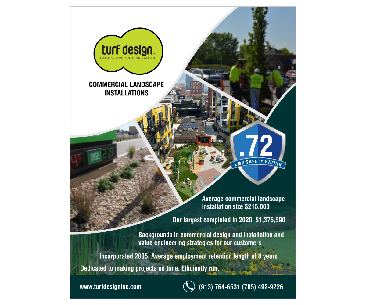 Flyer Design by blaine for Turf Design Inc | Design #27137085