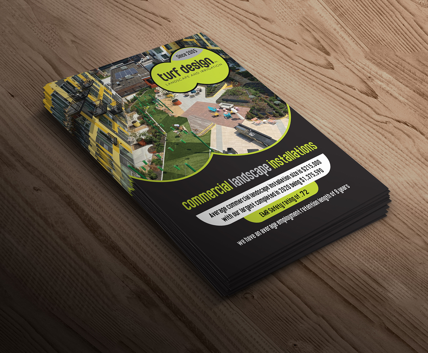 Flyer Design by Deziners Zone for Turf Design Inc | Design #27136462