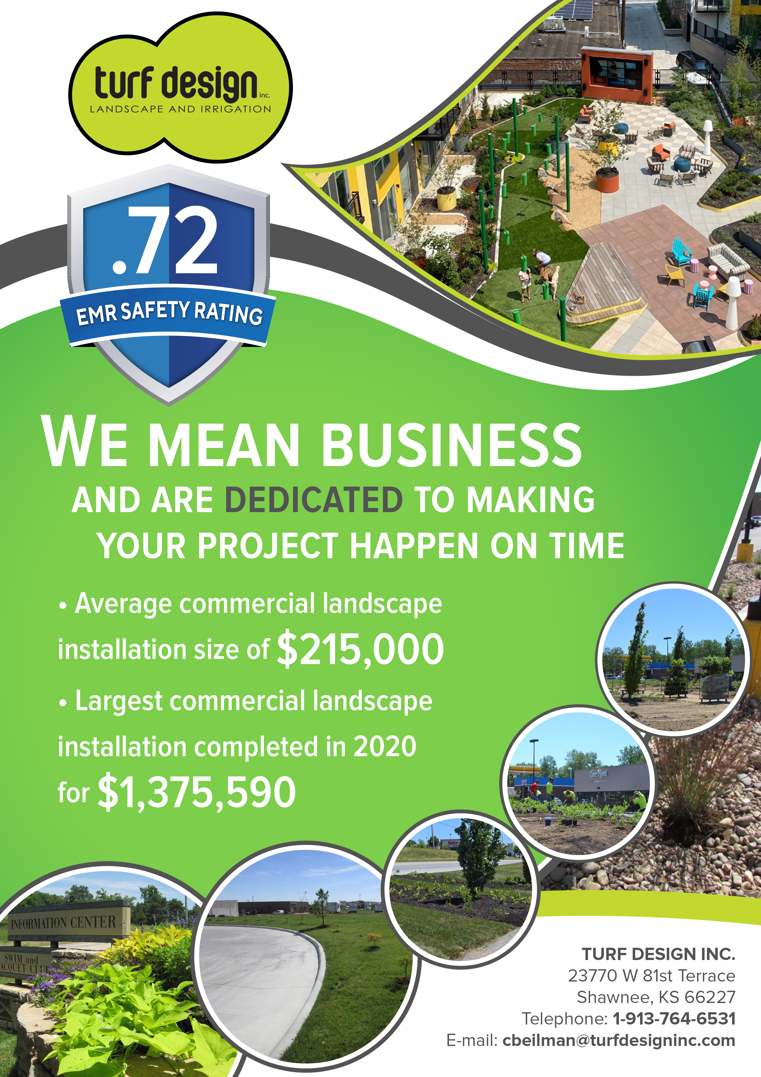 Flyer Design by Hristo Itchov for Turf Design Inc | Design #27138926