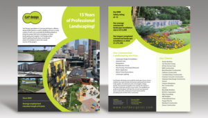 Flyer Design by LeavingImpression for Turf Design Inc | Design: #27160970