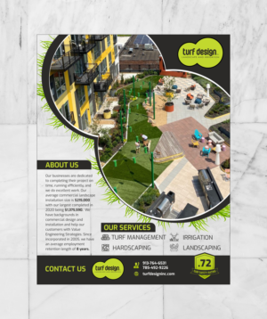 Diseño de Flyer por Fine Graphics House para Turf Design Inc | Diseño: #27138326