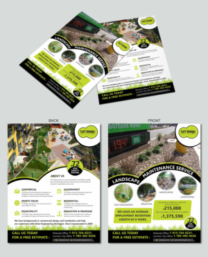 Commercial Landscaping Flyer Needed | Flyer Design by Fine Graphics House