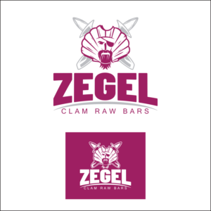 Zegel Clam Raw Bars | Logo Design by delegacydesign