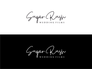 Sugar Rush Wedding Films | Logo Design by Atvento Graphics