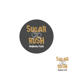 Sugar Rush Wedding Films | Logo Design by Grapi