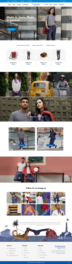 Web Design par pb pour Caruggi di Gino Repetto | Design : #27142051