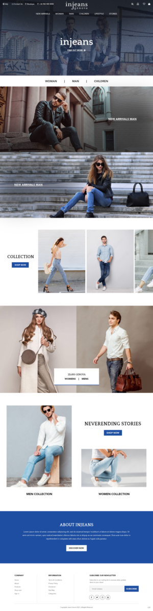 Web Design par pb pour Caruggi di Gino Repetto | Design : #27142054