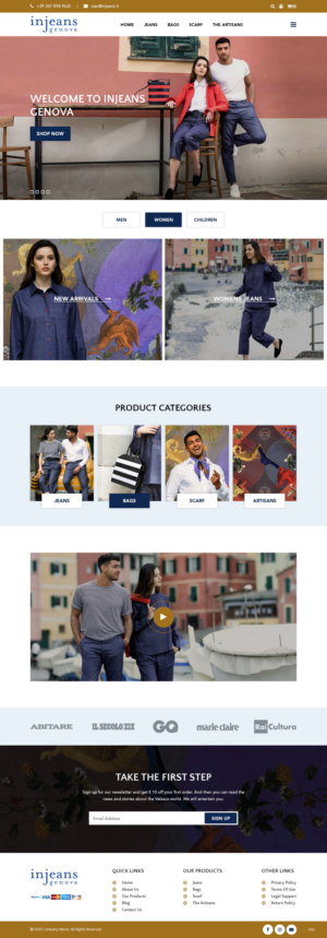 Web Design par pb pour Caruggi di Gino Repetto | Design : #27142058
