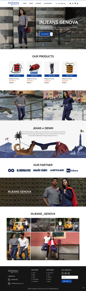 Web Design par pb pour Caruggi di Gino Repetto | Design : #27142059