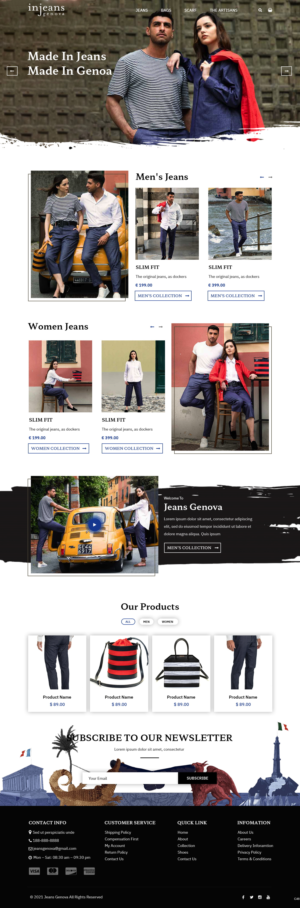 Web Design par pb pour Caruggi di Gino Repetto | Design : #27142060