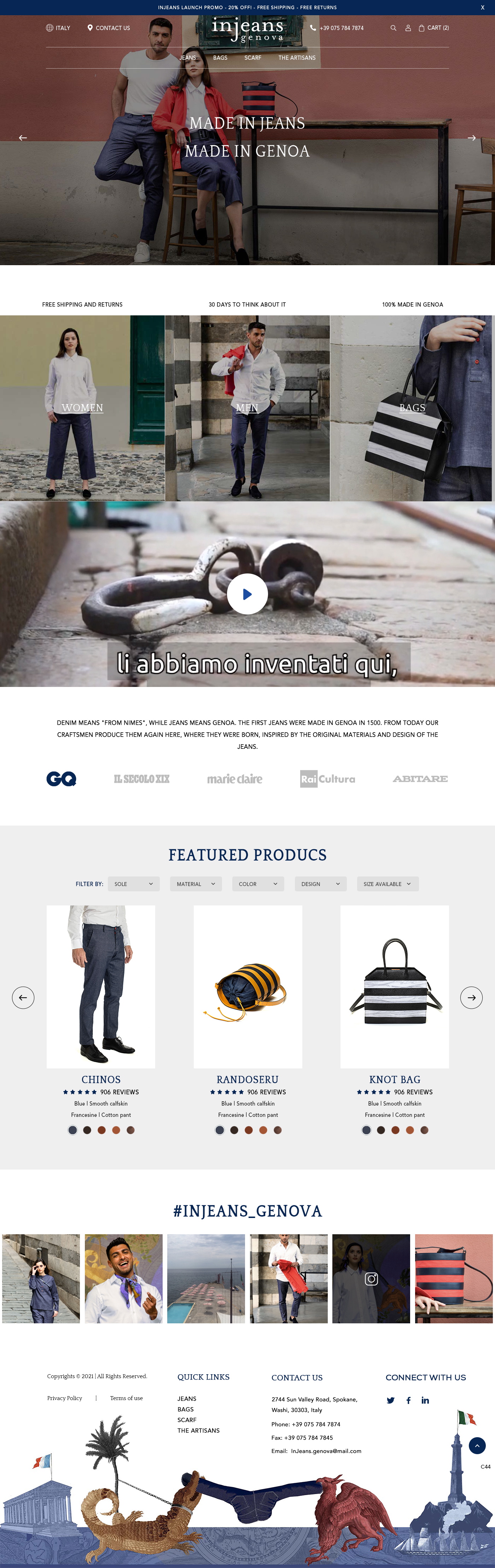 Web-Design von pb für Caruggi di Gino Repetto | Design #27142061