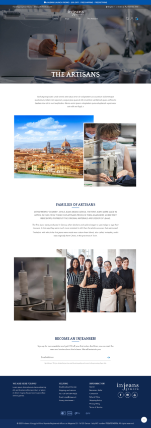 Web Design par Titan Eagle pour Caruggi di Gino Repetto | Design : #27229489